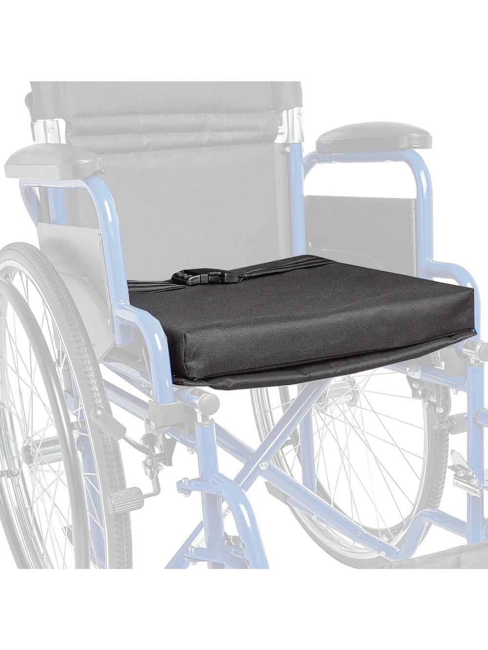 NEW 12" Foam Seat Cushion for Ziggo Wheelchairs Black 2" High Density Foam